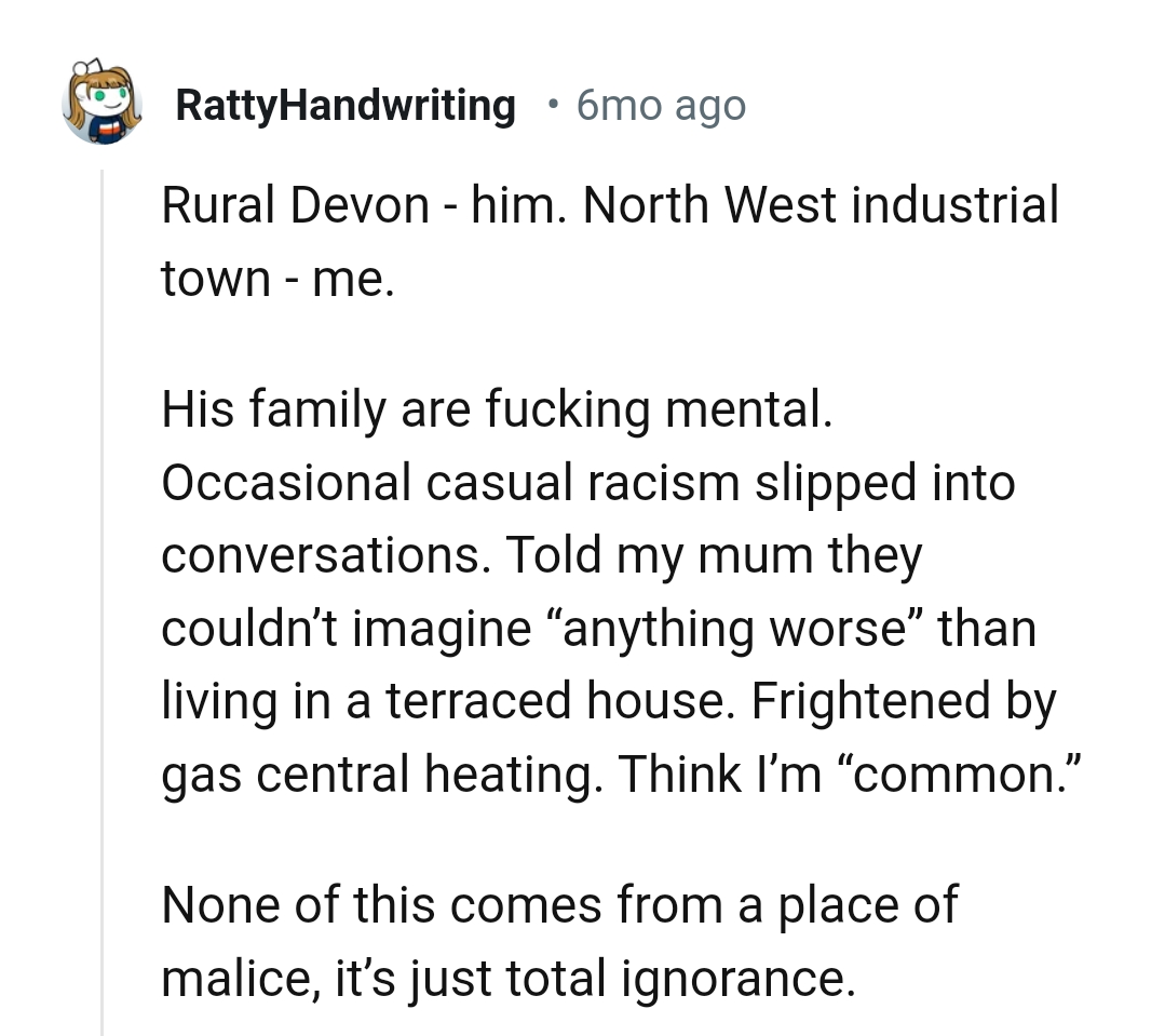 12. This does not come from a place of malice