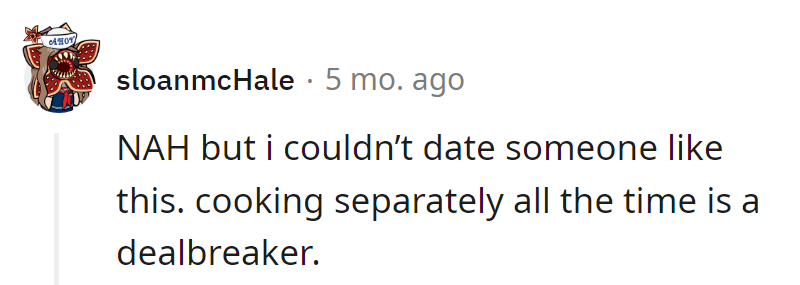 No villains here, just incompatible kitchen companions.