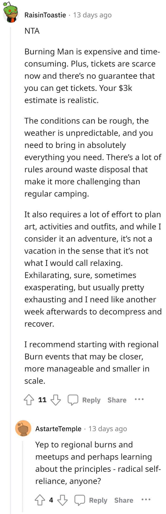 15. There's a lot to consider and prepare for.