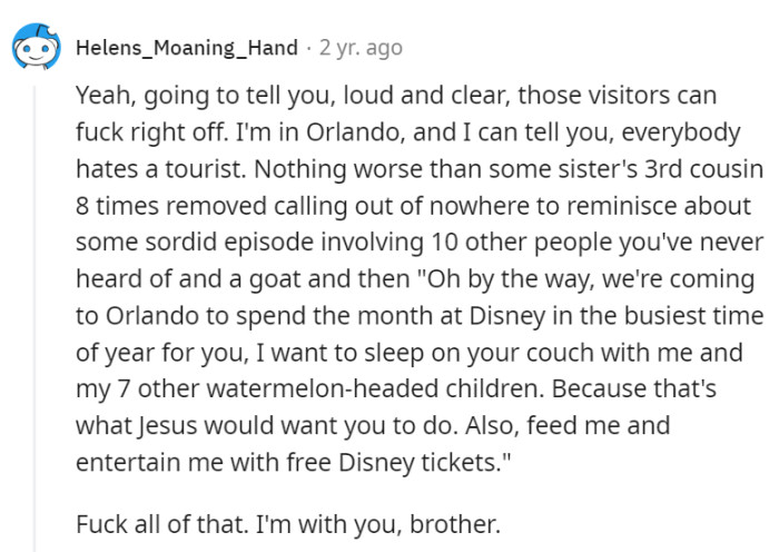 It's good to have tourists every now and then—but once they abuse it? Bye-bye!