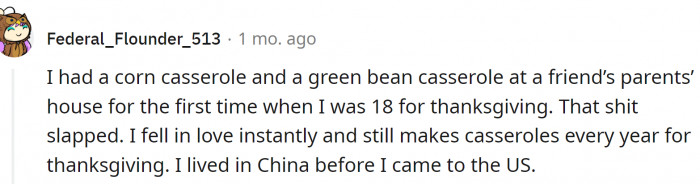 8. Corn casserole and green bean casserole