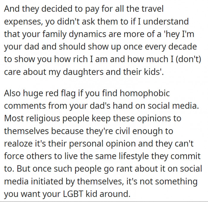 Plus, OP didn't ask them to pay for anything at all. They offered it all up by themselves.