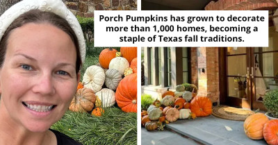 Texas Mom’s Halloween Porch Pumpkin Business Now Rakes in Over $100K Annually
