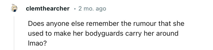 Who remembers the rumor about Ariana and her bodyguard?