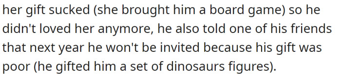 The announcement wasn't polite at all