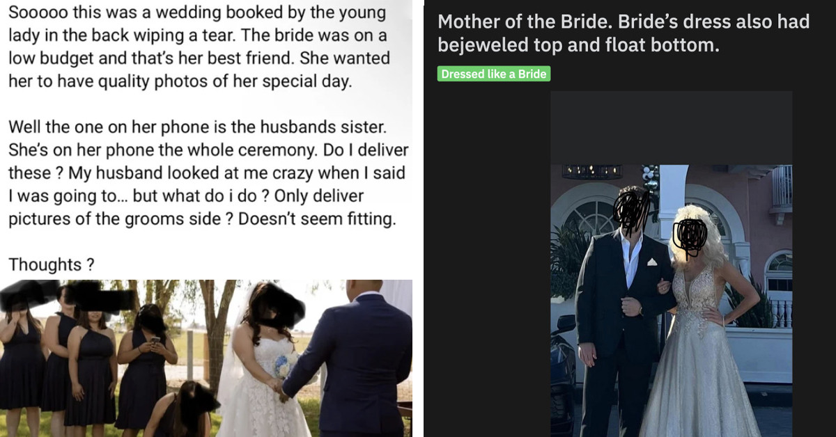 40 Side-Eye-Worthy Stories That Highlight The Entitlement And Shamelessness Of Brides, Grooms, And Their Guests
