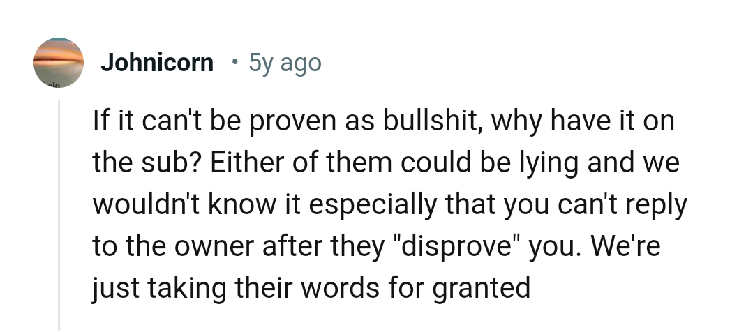 7. Either of them could be lying