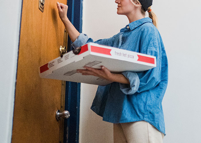 1. No pizza delivery