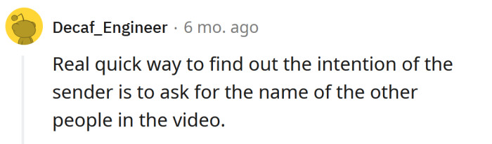 Ask for their names!