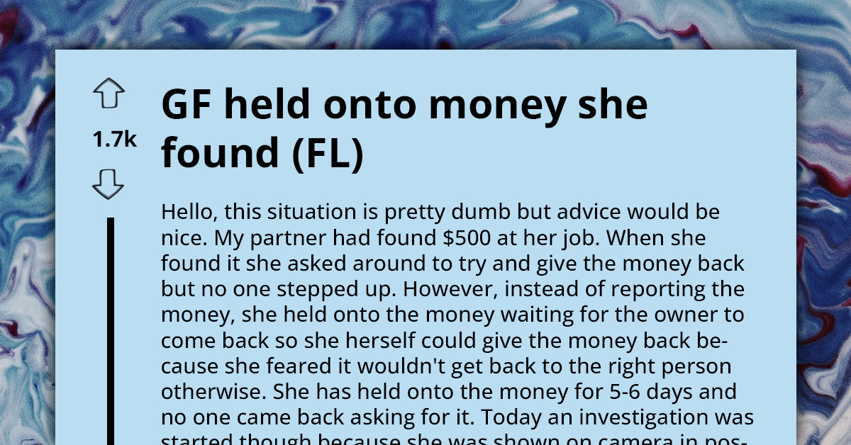 Woman Faces Stealing Accusations And Potential Job Loss For Bypassing Superiors And Trying To Return Found Money Personally