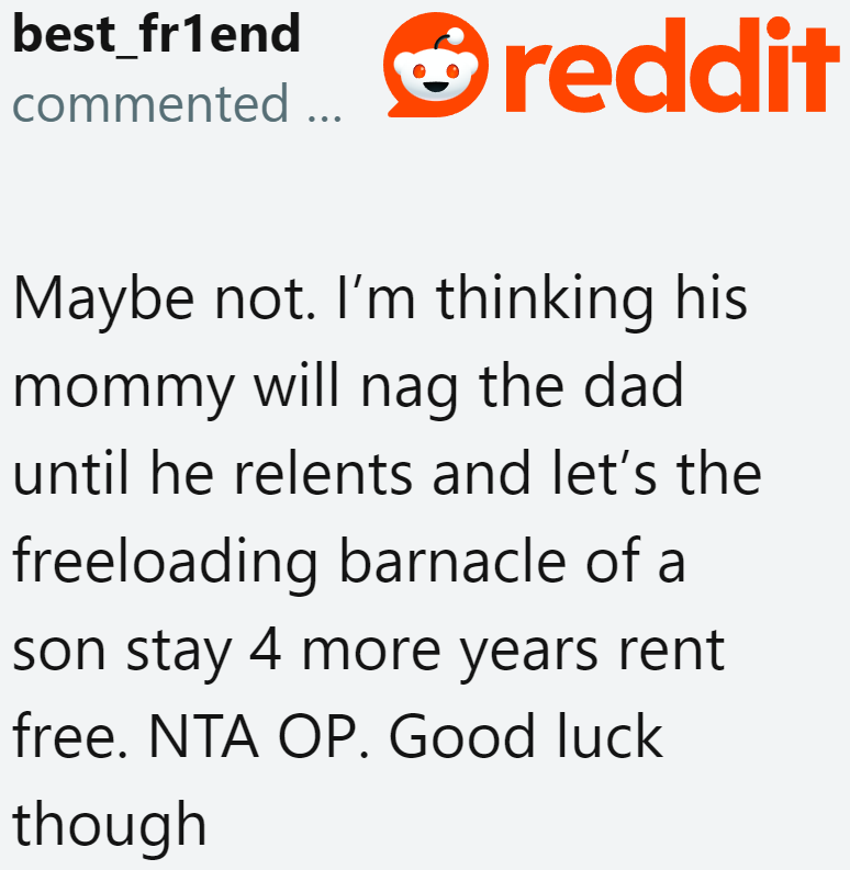 It looks like the OP's wife will side with their son no matter what.