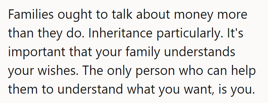 The 'money talk' - the real family heirloom nobody wants to inherit!