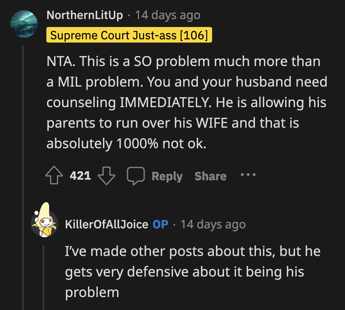 The least he could do is acknowledge how problematic his parents are. He distances himself from the problem because he is not the subject of their hateful racism.