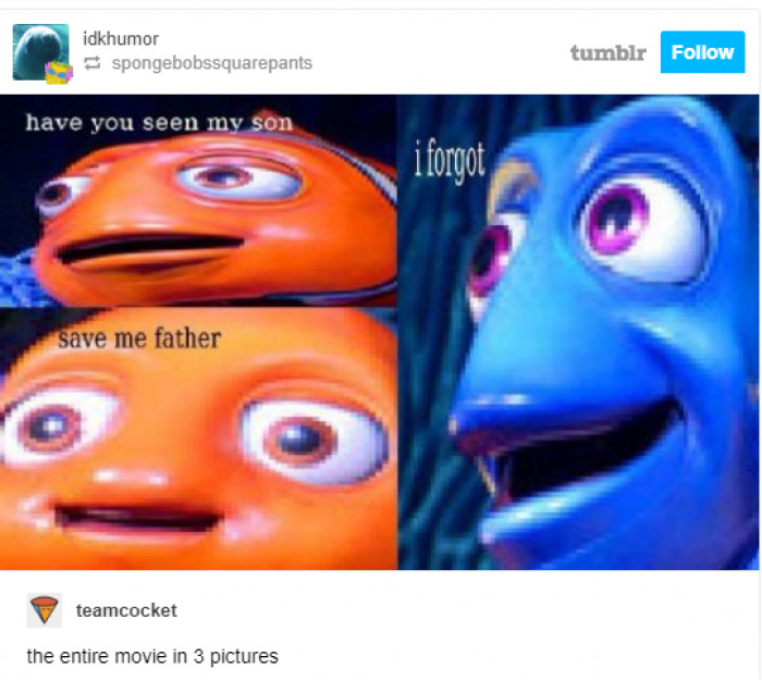 2. The entire movie in three pictures: