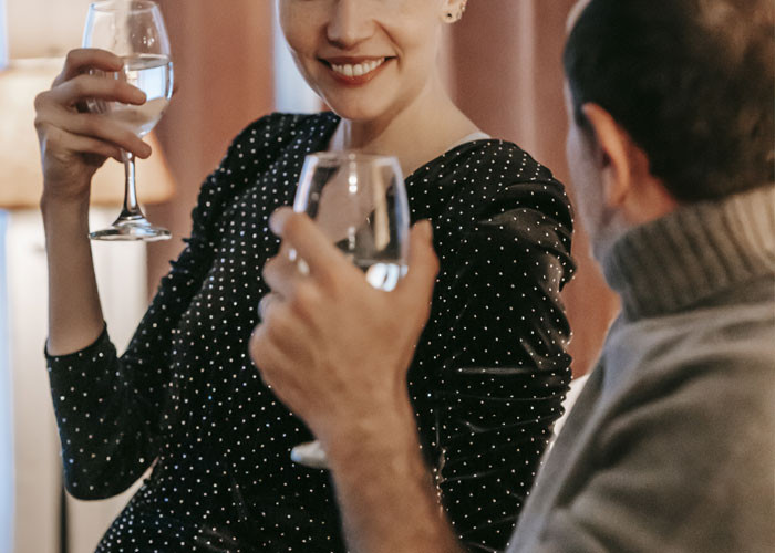 They suddenly stop flirting, and they look at each other in crucial moments.