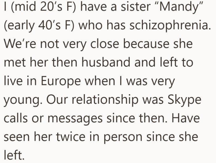 They share a bond by name, but not much of a life together. Most of what they know about each other exists from afar.