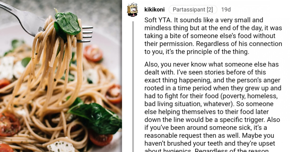 Entitled Redditor Takes A Bite Out Of Her Boyfriend's Meal, He Gets Angry And Tells Her To Move Out