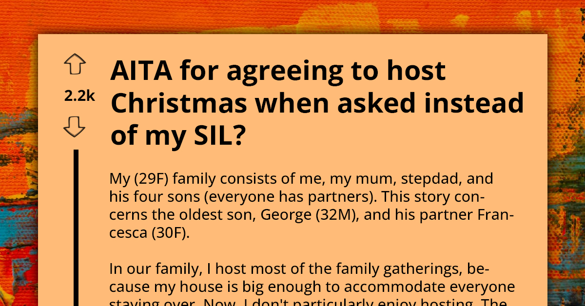 Redditor Gets Slammed By Sister-In-Law After Replacing Her As Host For Christmas Celebration