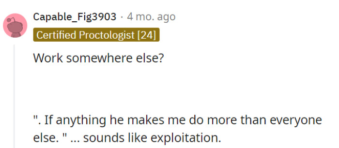 If it's not the dream pizza place, maybe it's time to find a new slice of life? 😉 And, well, he doesn't mind being the 