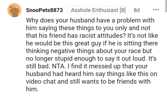 It's not like he would be this great guy