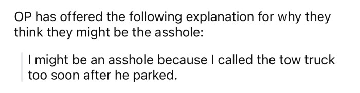 Here's why OP thinks they might potentially be the a-hole.