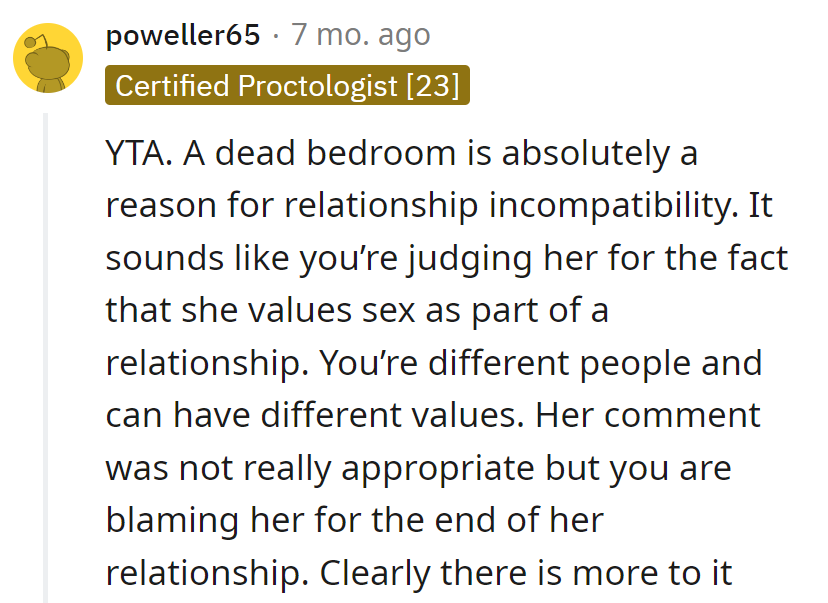 It takes two to tango, not just talk about it. Relationship breakdowns have many moves, not just one dance.