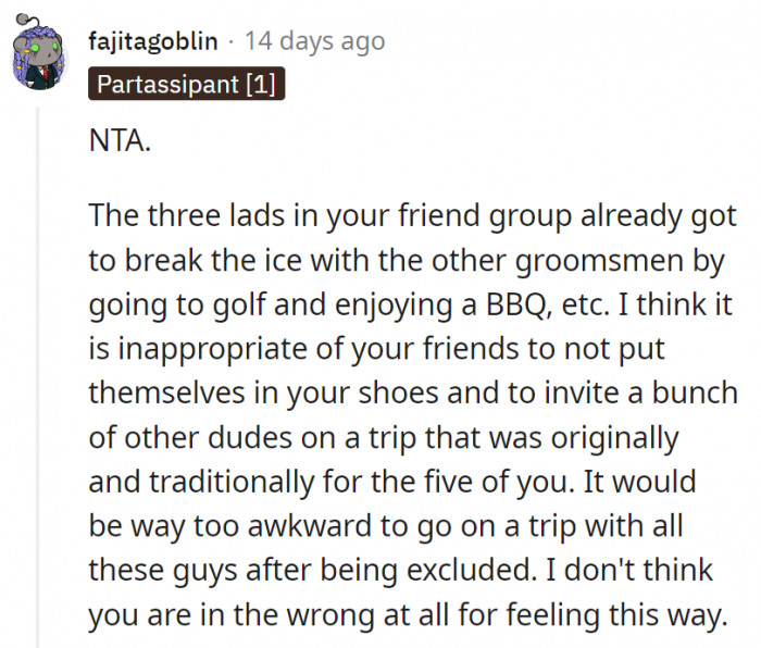 19. They should also put themselves in his shoes