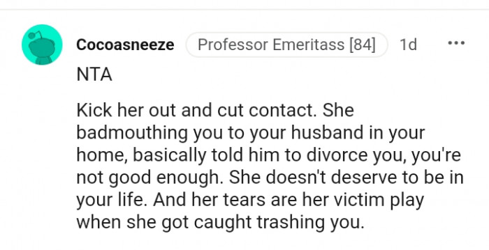 She Doesn't Deserve to Be in Your Life