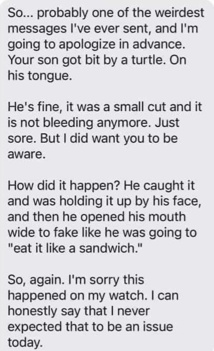 6. The sandwich fights back.