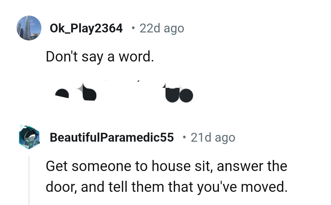 Getting Someone to House Sit