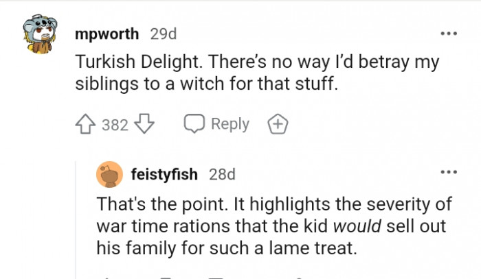 15. For this Redditor, it's Turkish Delight