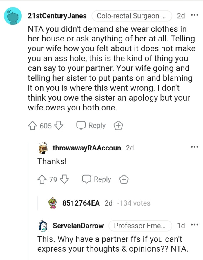 This Redditor believes the OP owes her no apology