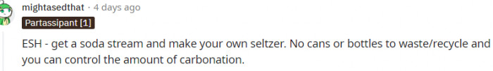 1. You can control the amount of carbonation