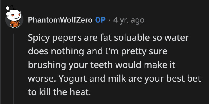 OP knew what he was doing when he hid the milk from his brother.