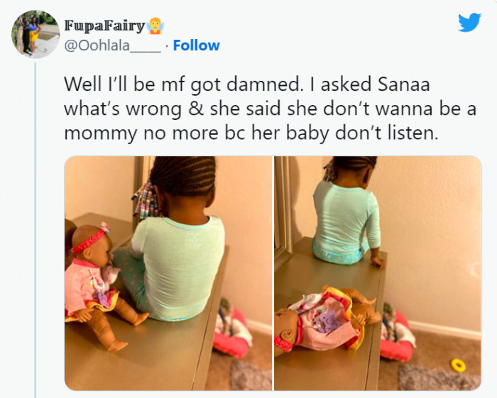 5. A little one learning about life.