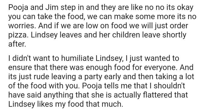 Pooja had to step in to quell the tension after Lindsey accused OP of humiliating her
