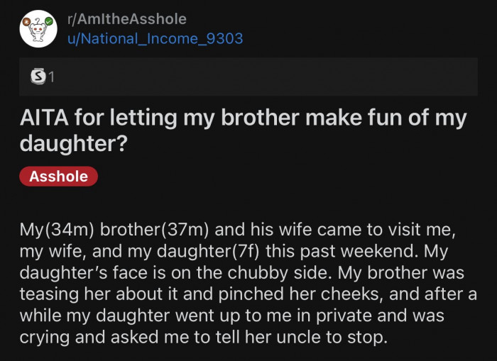 Here's the original post by Reddit user u/National_Income_9303: