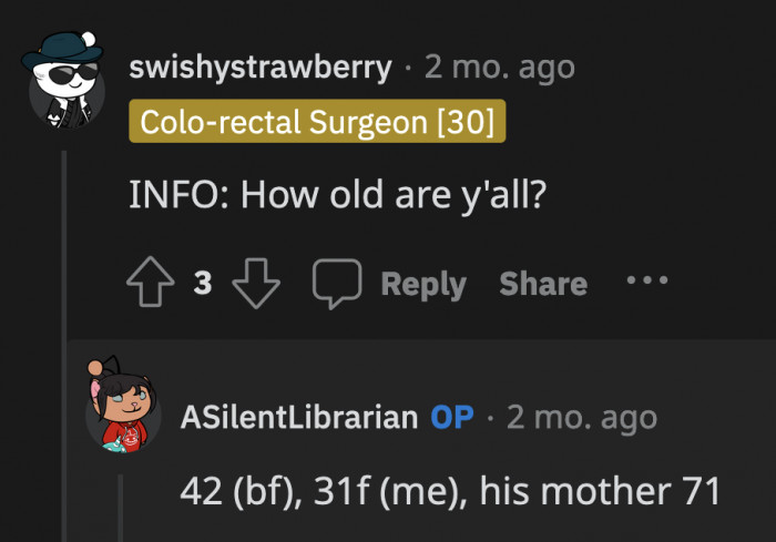 They're all old enough and more than capable of making their own sandwiches