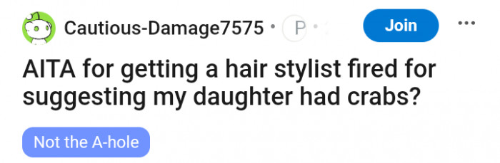 A sad day at the salon