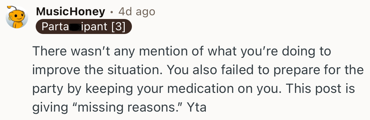 “There Wasn’t Any Mention of What You’re Doing to Improve the Situation.”