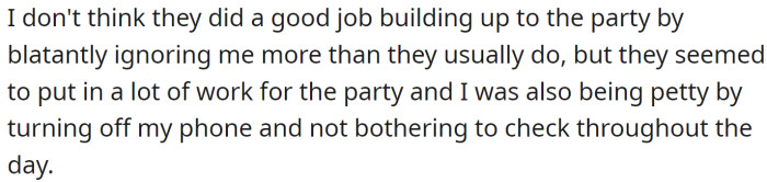 OP has offered the following explanation for why they think they might be the a-hole: