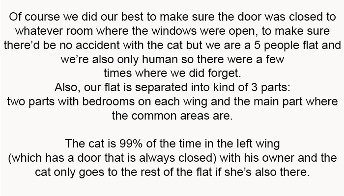 Of course we did our best to make sure the door was closed