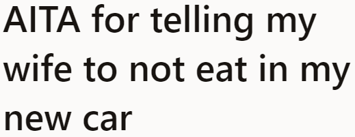 The OP simply wanted his wife to respect his request. But she didn't.