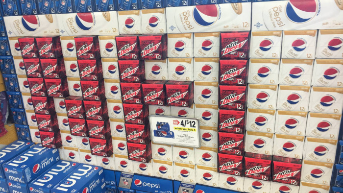14. “My local grocery store’s NFL display.”