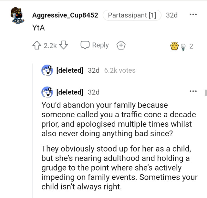 For this Redditor, the OP is simply the AH.