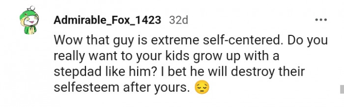 Below are some of the top comments from Redditors for you to read through