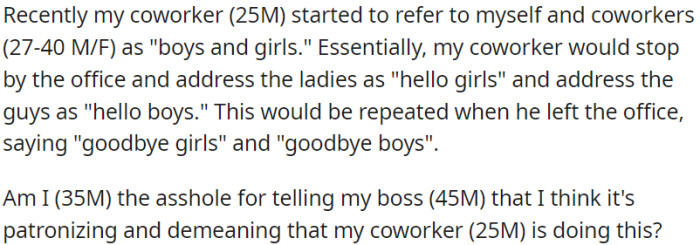 One of OP's colleagues at work has been using the phrase 