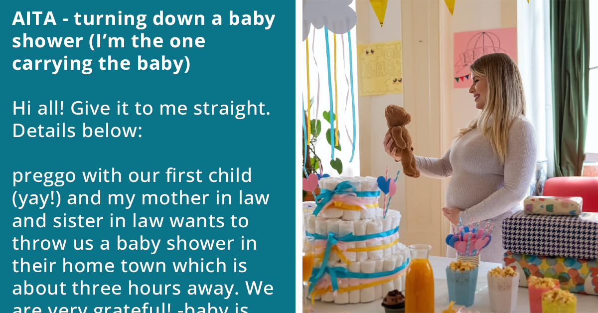 Woman Turns Down A Baby Shower Arranged By Inlaws Because They Planned It Without Her Consent