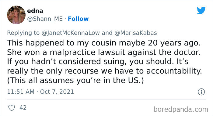 20. You should consider suing