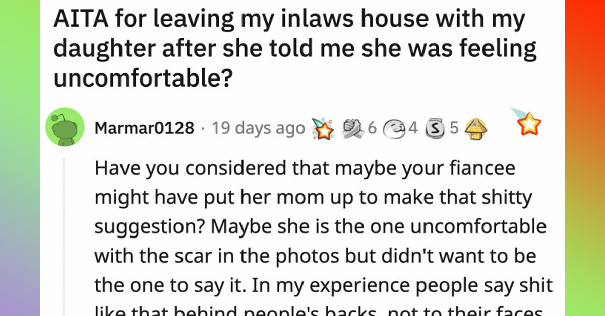 Wedding Bells Are On Pause After The Future Mother-In-Law Asked About "Photoshopping" The Scars Off Of The Face Of The Groom's Daughter